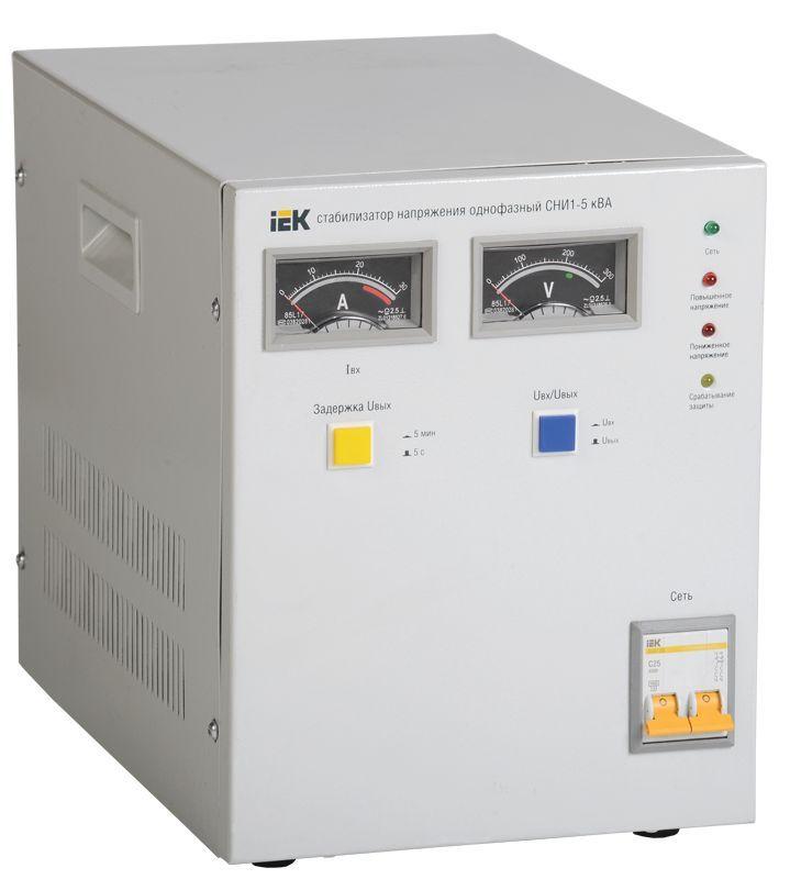 стабилизатор напряжения сни 1/220 5.0ква 1ф iek ivs10-1-05000 от BTSprom.by