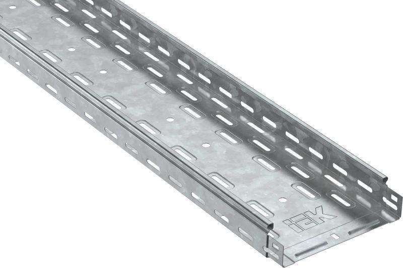 Лоток листовой перфорир. 200х50 L3000 сталь 1мм HDZ IEK CLP10-050-200-100-3-M-HDZ от BTSprom.by