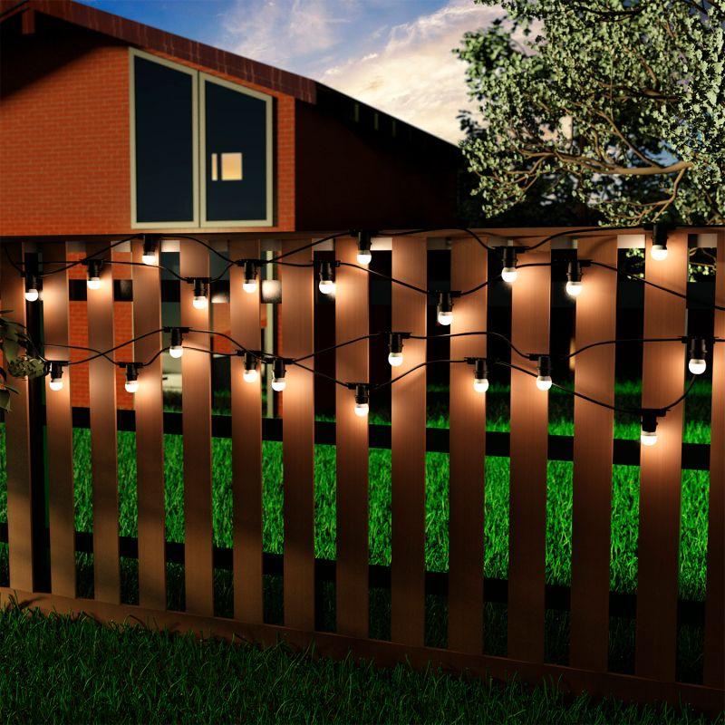  Гирлянда для сменных ламп Белт Лайт Holiday 10 ламп 8м черн. IP65 GAUSS HL070 фото в каталоге от BTSprom.by