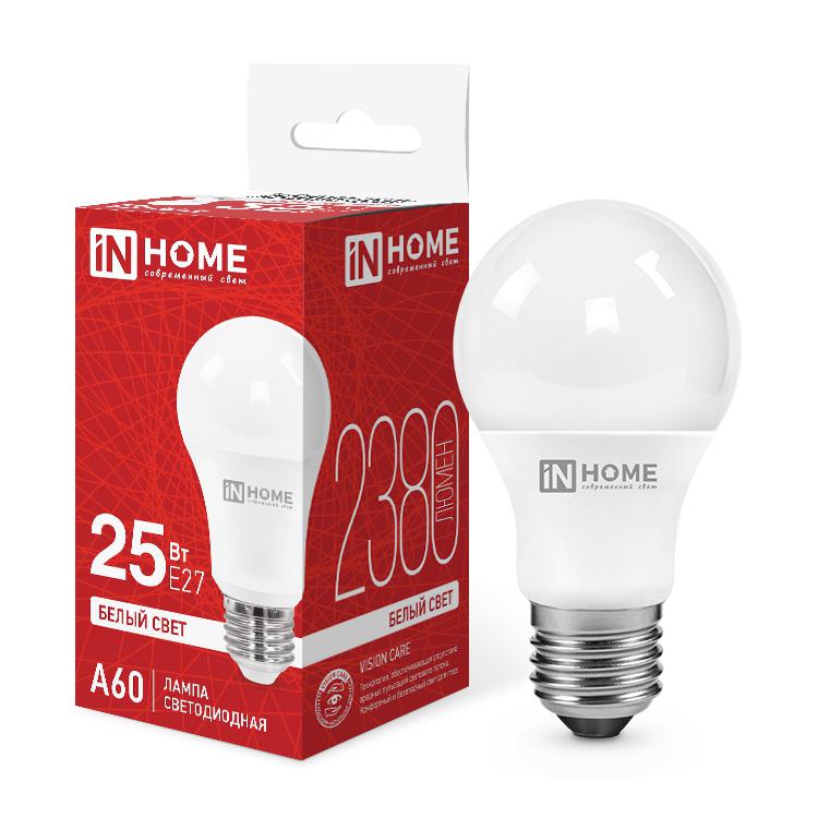 лампа светодиодная led-a60-vc 25вт 4000к e27 2380лм 230в in home 4690612062051 от BTSprom.by лампа светодиодная led-a60-vc 25вт 4000к e27 2380лм 230в in home 4690612062051 от BTSprom.by