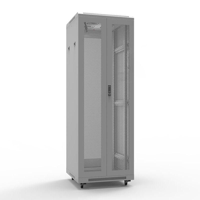 шкаф напольный standart 19дюйм 42u 600х600мм передн. и задн. распашные перфорир. двери ral 7035 rexant 04-2360 от BTSprom.by
