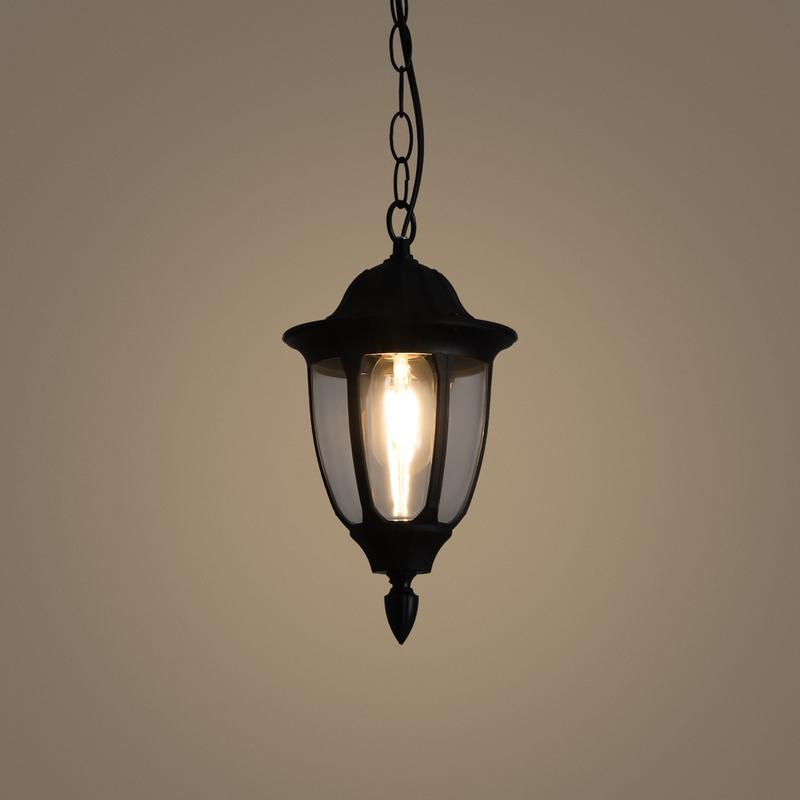  Светильник Frak 1х13Вт E27 IP44 подвесной Voltega VGL7305PL-01B фото в каталоге от BTSprom.by