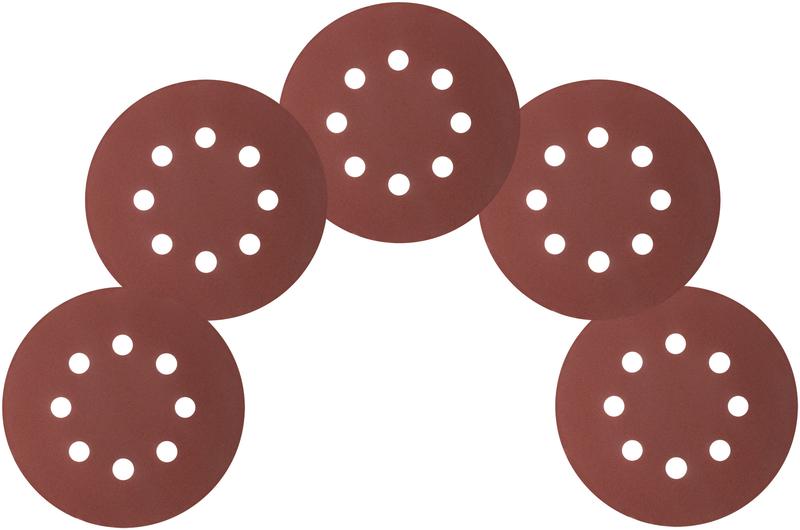  Круг шлифовальные с отверстиями (липучка) алюминий-оксидные 125мм Р 240 (уп.5шт) MOS 39839М фото в каталоге от BTSprom.by