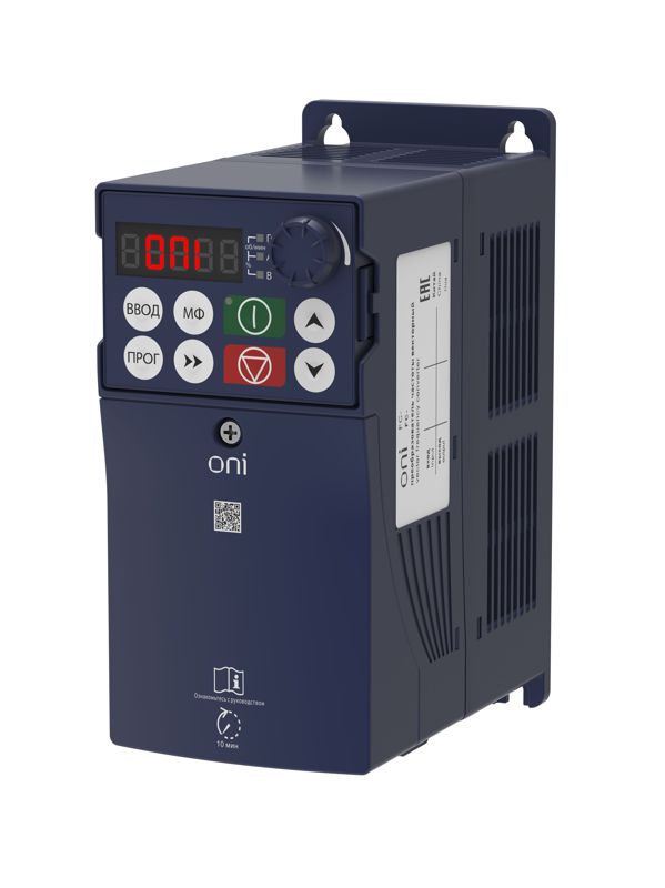 преобразователь частоты fc-230 1ф 220в 1.5квт 7а встроен. тормозной модуль oni fc-230-21-015t от BTSprom.by