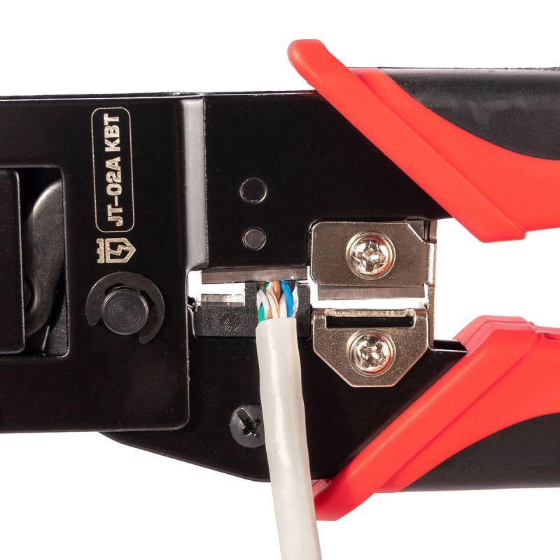  Пресс-клещи для RJ разъемов JT-02A МАСТЕР КВТ 101929 фото в каталоге от BTSprom.by