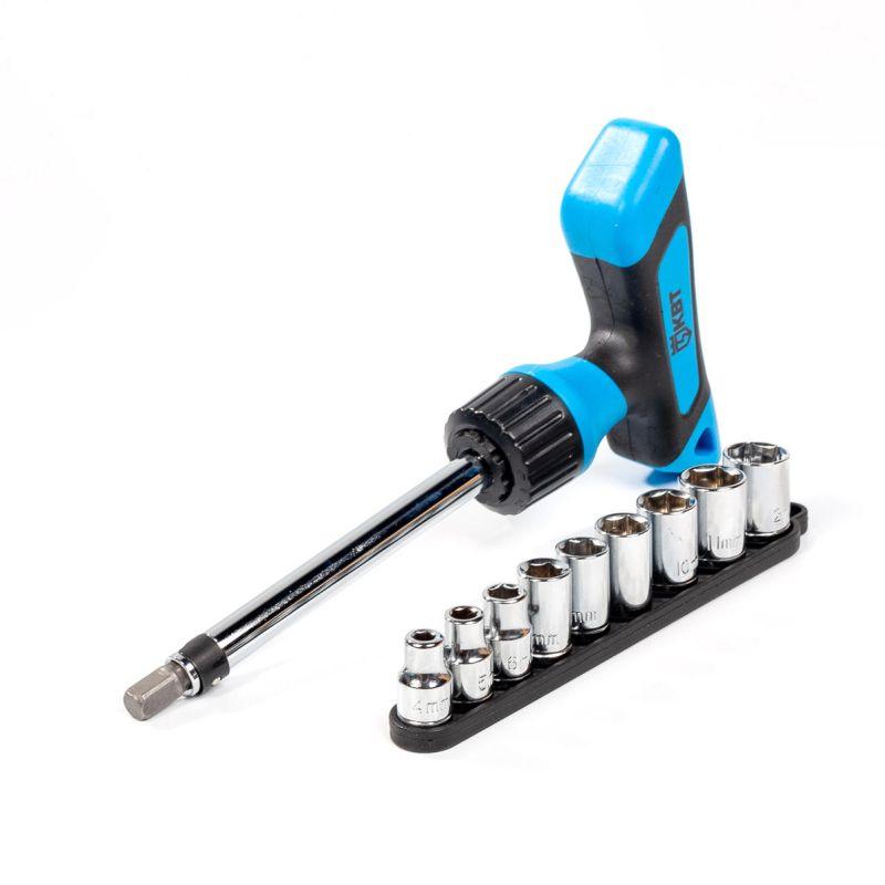  Набор отвертка с битами торцевая "Мастер" НБ-11-Т КВТ 78710 фото в каталоге от BTSprom.by