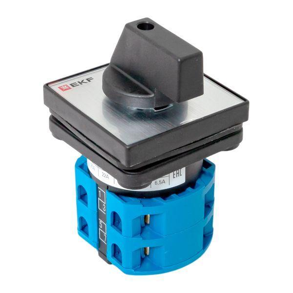  Переключатель кулачковый ПК-1-52 2п 25А "1-2" IP65 EKF pk-1-52-25-65 фото в каталоге от BTSprom.by