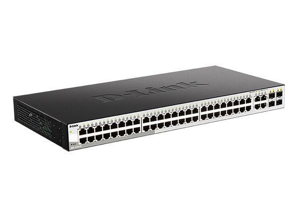 коммутатор настраиваемый dgs-1210-52/f3a 48g 4gbic d-link 1868865 от BTSprom.by