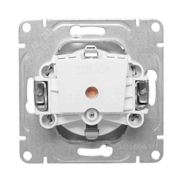  Розетка СП Эпика 16А с заземл. защ. шторки механизм алюм. EKF UP1-SOA-111 фото в каталоге от BTSprom.by