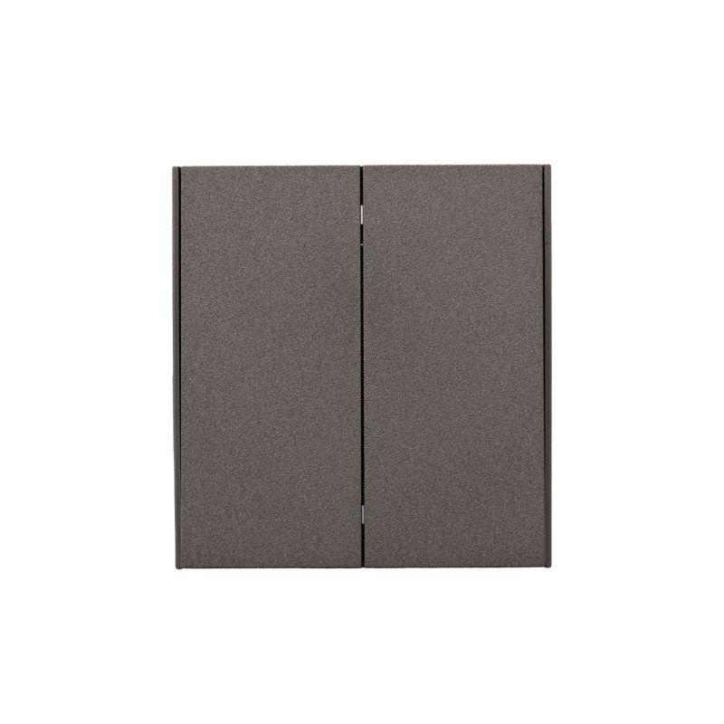 выключатель для жалюзи 2-кл. сп strong miele 10а возвратный графит kranz kr-78-0711-6 от BTSprom.by