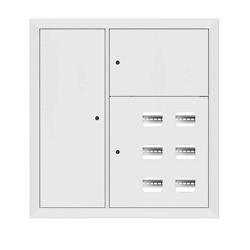 щит этажный 6кв. слаботочка слева ral9003 (1000х950х160) proxima ekf mb29-v-6z-ral9003 от BTSprom.by