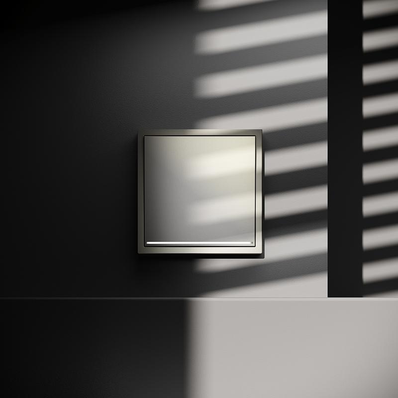  Переключатель проходной 1-кл. СП S70 10А с подсветкой механизм шелк Voltum VLS010404 фото в каталоге от BTSprom.by