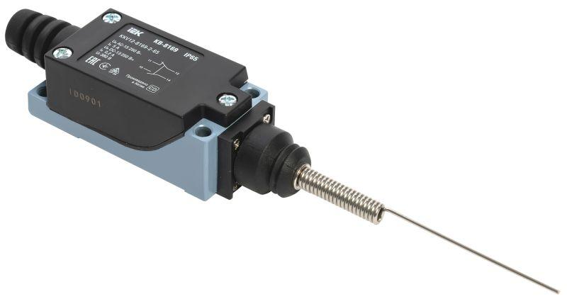 выключатель концевой кв-8169 ip65 шток пруж. с утоньш. на отклон. iek kkv12-8169-2-65 от BTSprom.by