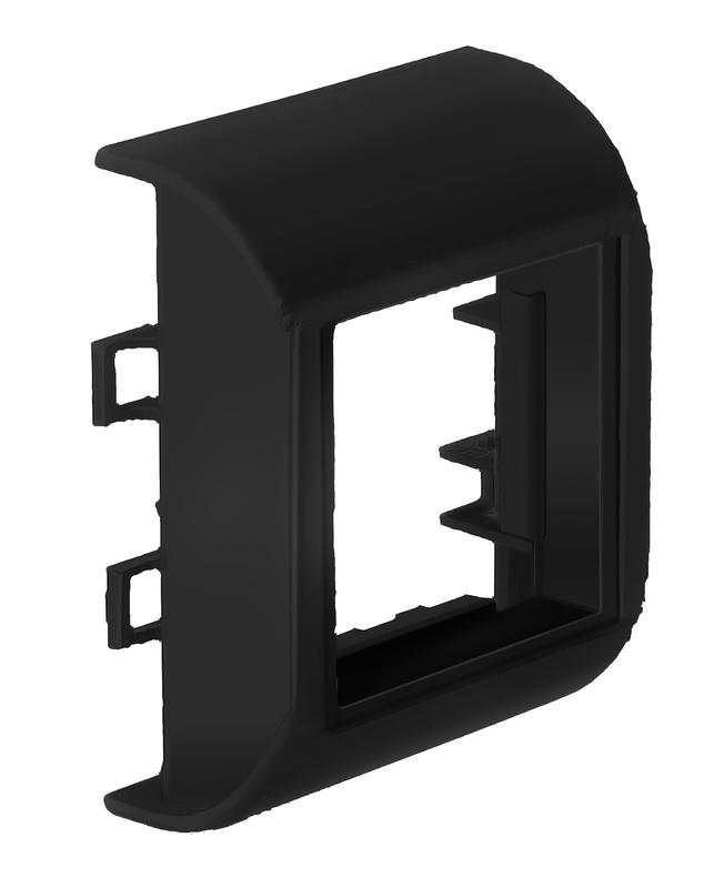 суппорт установочный для модульн. механизмов 45х45х9мм для ркк-74х55 арктика черн. ruvinil спр-74х55-ч от BTSprom.by