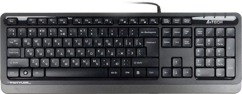 клавиатура fstyler fk10 черн./сер. usb fk10 grey a4tech 1147518 от BTSprom.by