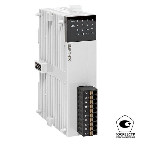 модуль ввода термопар emf 4 pro-logic (с поверкой) ekf emf-t-4tc-v от BTSprom.by
