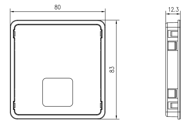  Кронштейн для крепления панели оператора STV630 на дверце шкафа SE SEOP-1223 фото в каталоге от BTSprom.by