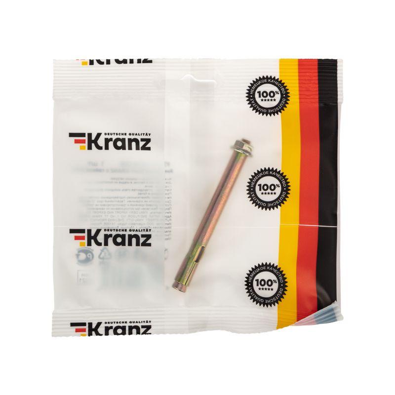  Болт анкерный с гайкой 8х85 (уп.1шт) Kranz KR-01-3818-009 фото в каталоге от BTSprom.by
