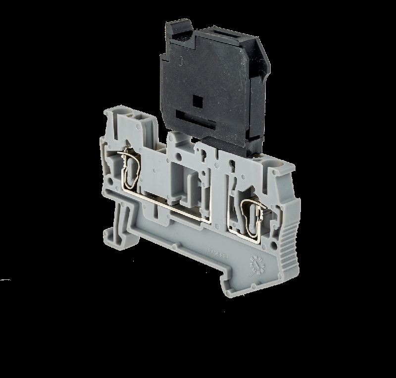 клемма пружинная с держателем предохранителя 2.5кв.мм сер. mts-2.5f овен 88306 от BTSprom.by