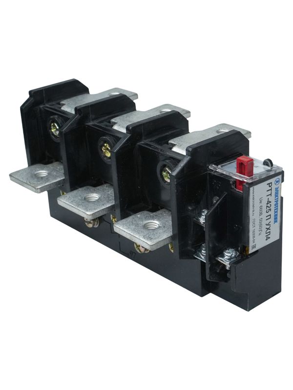 реле электротепловое токовое-425 п ухл4 100а 850-1150а 660в/50гц 1з+1р ручной возврат ip00 электротехник et529224 от BTSprom.by