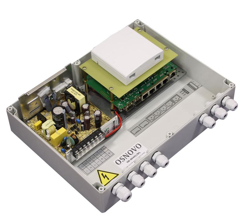 коммутатор уличный управляемый (l2+) poe sw-80402/wl на 6 портов osnovo 13639 от BTSprom.by