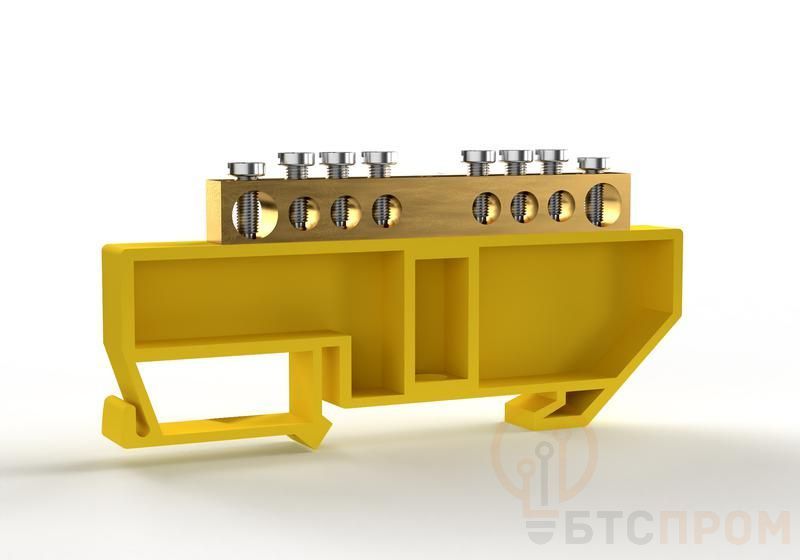 Шина PE "земля" на DIN-изоляторе 6х9мм 8 отвер. латунь TOKOV ELECTRIC TKE-BCB-69-8-DIN/PE фото в каталоге от BTSprom.by  Шина PE "земля" на DIN-изоляторе 6х9мм 8 отвер. латунь TOKOV ELECTRIC TKE-BCB-69-8-DIN/PE фото в каталоге от BTSprom.by