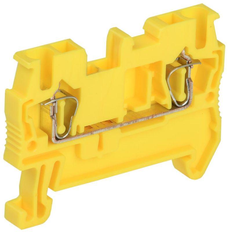 клемма пружинная кпи 2в-2.5 31а желт. iek yzn11-002-k05 от BTSprom.by