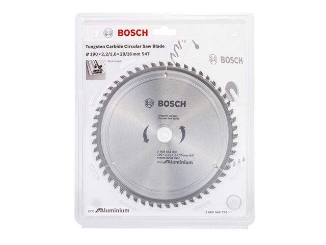 диск пильный 190х20 мм 54 зуб. универсальный eco aluminium bosch ( твердоспл. зуб) от BTSprom.by