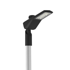 светильник светодиодный levante urban 25вт кронштейн 60мм 4000к уличный 1..10v nema ral9005 черн. муар varton v1-s1-90660-40u30-6602540 от BTSprom.by