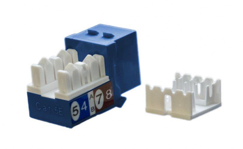 вставка keystone jack rj45 (8p8c) кат.5e kj9-8p8c-c5e-90-bl син. hyperline 432651 от BTSprom.by