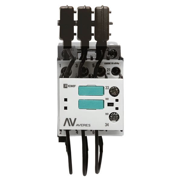  Контактор для конденсатора КМЭК 15квар 230В 1NО+1NC AVERES EKF ctrk-s-22-15-230-av фото в каталоге от BTSprom.by