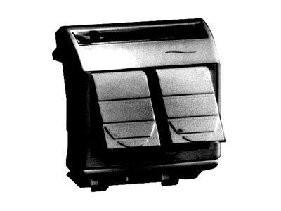 розетка компьютерная 2-м сп 2мод. brava rj45 кат.6 черн. dkc 77452n от BTSprom.by