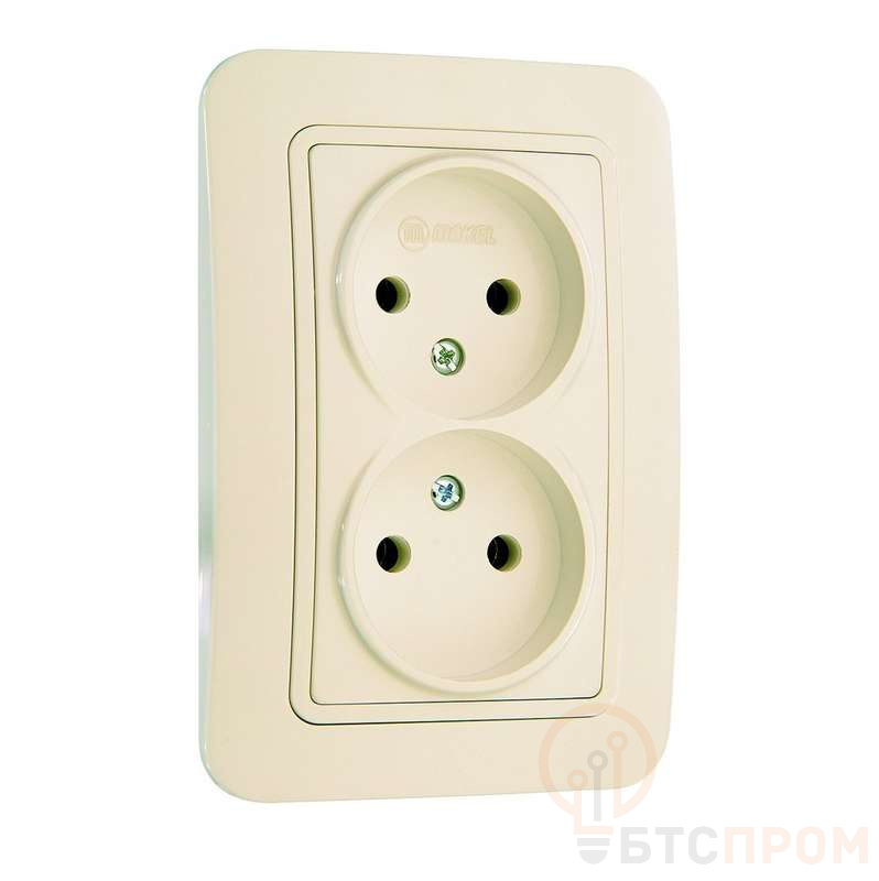 Розетка 2-м СП Lillium 16А IP20 без заземл. крем./крем. Makel 70217 фото в каталоге от BTSprom.by  Розетка 2-м СП Lillium 16А IP20 без заземл. крем./крем. Makel 70217 фото в каталоге от BTSprom.by