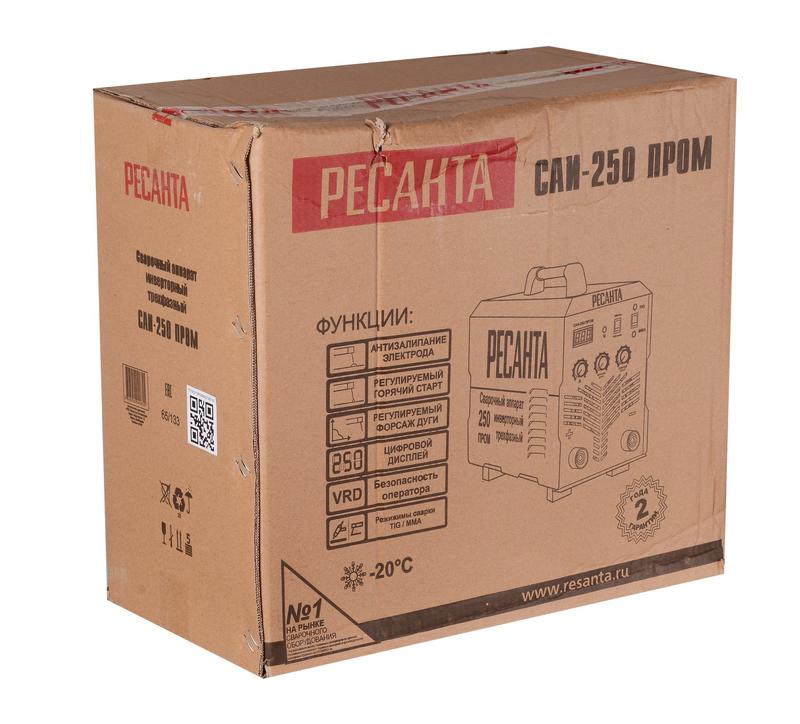  Инвертор сварочный САИ-250 ПРОМ Ресанта 65/133 фото в каталоге от BTSprom.by