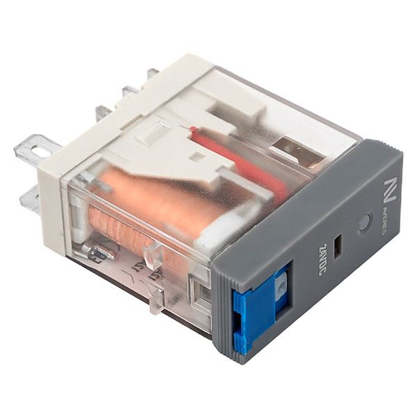  Реле промежуточное с кнопкой и мех. индикацией RPAt 25/1 12А 24В DC AVERES EKF rpat-25-1-24DC фото в каталоге от BTSprom.by