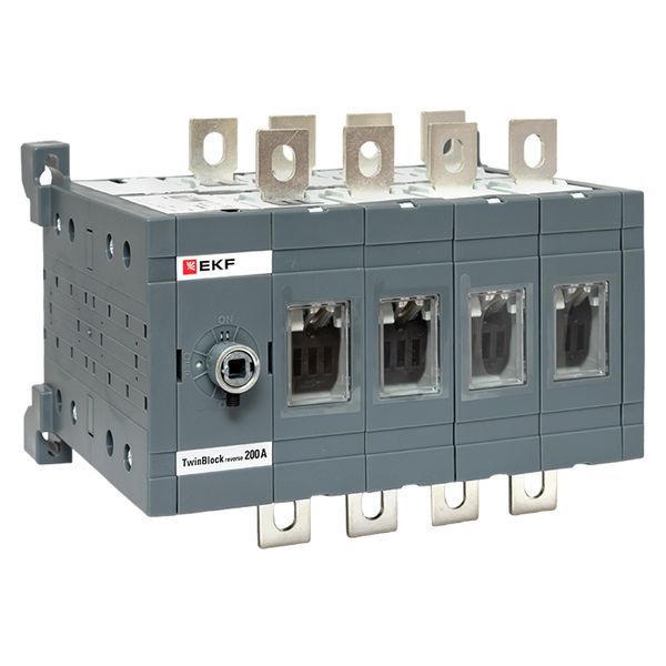 рубильник 4п 200а реверсивный без рукоятки управления twinblock ekf tb-s-200-4p-rev от BTSprom.by