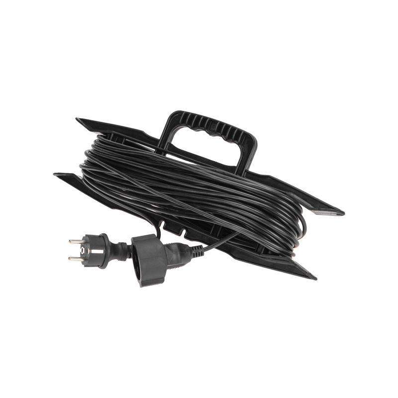 удлинитель-шнур на рамке 1х20м с заземл. 6а 1.3квт ip20 пвс 3х0.75 черн. proconnect 13-4914 от BTSprom.by