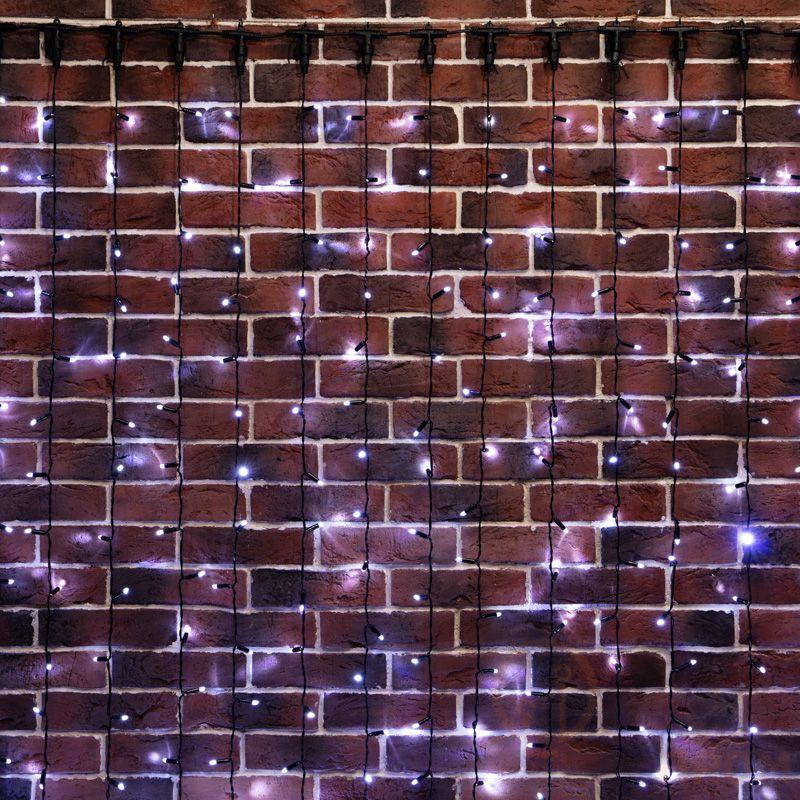 Гирлянда светодиодная "Светодиодный Дождь" 2х6м 768LED бел. 90Вт 230В IP65 постоян. свечение провод черн. (нужен шнур питания 303-500) Neon-Night 235-165 фото в каталоге от BTSprom.by  Гирлянда светодиодная "Светодиодный Дождь" 2х6м 768LED бел. 90Вт 230В IP65 постоян. свечение провод черн. (нужен шнур питания 303-500) Neon-Night 235-165 фото в каталоге от BTSprom.by