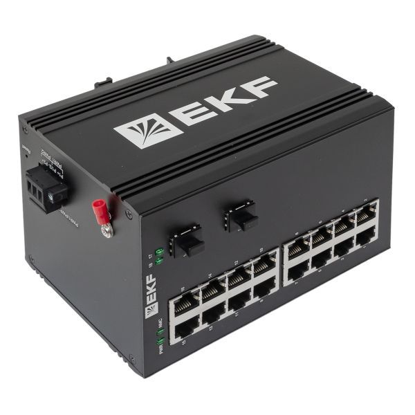  Коммутатор промышленный неуправляемый U-2GX/SFP-16GT TSX EKF TSX-U-2GX/SFP-16GT фото в каталоге от BTSprom.by