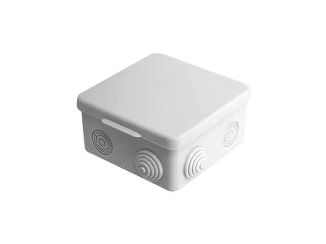 коробка распаечная оп 85х85х50мм, 7 мембр. вх. ip54 юпитер jp7113-04 от BTSprom.by