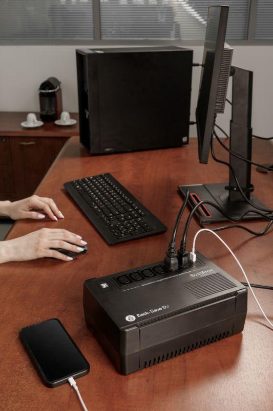  Источник бесперебойного питания Back-Save BV SE 800В.А AVR 6 С13 230В 1 USB-A SE BVSE800I фото в каталоге от BTSprom.by