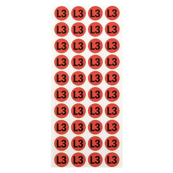  Наклейка "L3" d20мм PROxima EKF an-2-15-2 фото в каталоге от BTSprom.by