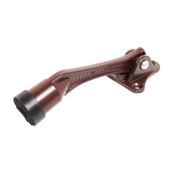 фиксатор дверной кн-130 brown "козья ножка" блистер корич. аллюр 14 732 от BTSprom.by