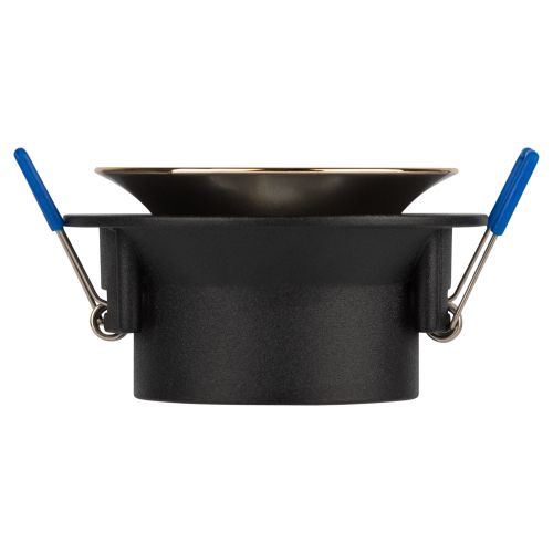  Светильник декоративный KL103 BK/GD MR16 GU5.3 встраив. черн. золото ЭРА Б0056357 фото в каталоге от BTSprom.by