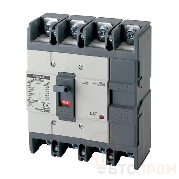 Выключатель автоматический 4п 100А 30/26кА ABN204c 380/415В LS Electric 138002200 фото в каталоге от BTSprom.by  Выключатель автоматический 4п 100А 30/26кА ABN204c 380/415В LS Electric 138002200 фото в каталоге от BTSprom.by