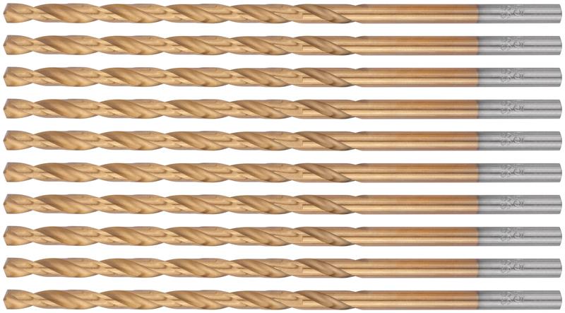 Сверло HSS по металлу удлиненные титановое покрытие 4.5х126мм (уп.10шт) FIT 34245 фото в каталоге от BTSprom.by