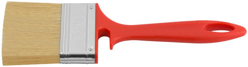  Кисть флейцевая "Крафт" 70мм натур. свет. щетина пластик. ручка с выемкой КУРС 00844 фото в каталоге от BTSprom.by