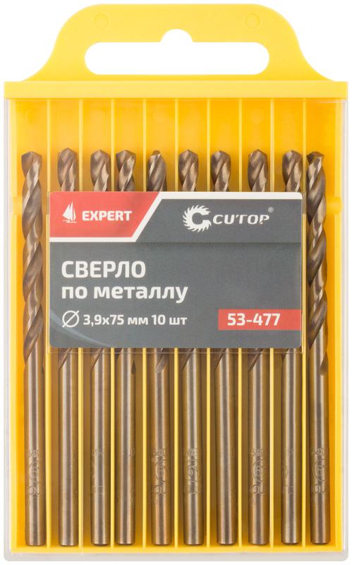  Сверло по металлу EXPERT 3.9х75мм (уп.10шт) Cutop 53-477 фото в каталоге от BTSprom.by