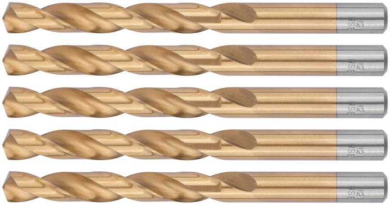  Сверло HSS по металлу титановое покрытие 12.0мм (уп.5шт) FIT 34202 фото в каталоге от BTSprom.by