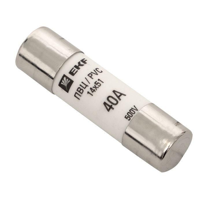 вставка плавкая цилиндрическая пвц 14х51 40а ekf pvc-14x51-40 от BTSprom.by